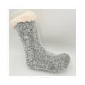 Thermal Knitted Slipper Socks With Grippers